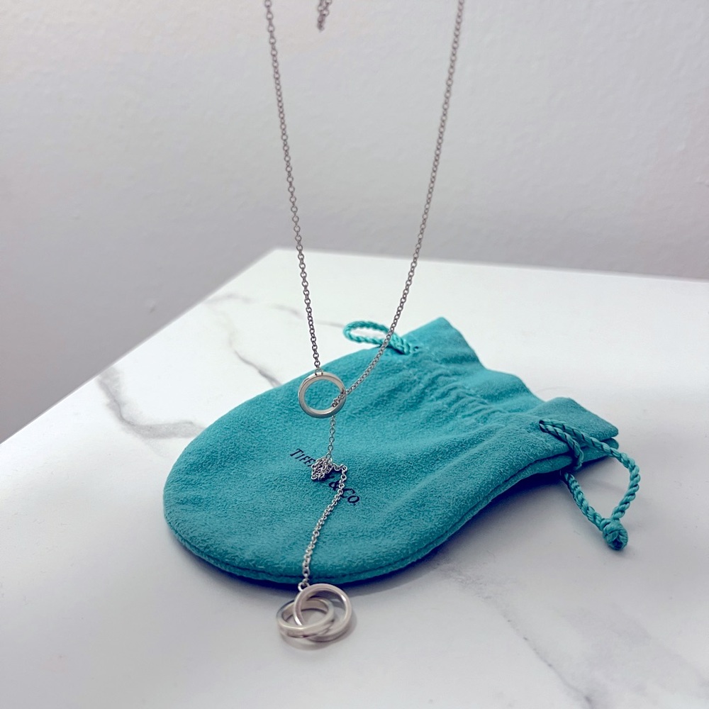 Tiffany Drop circle necklace